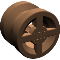 Lego kolečko (kolo, ráfek) průměr 8mm, hnědá (462425, 4189093)